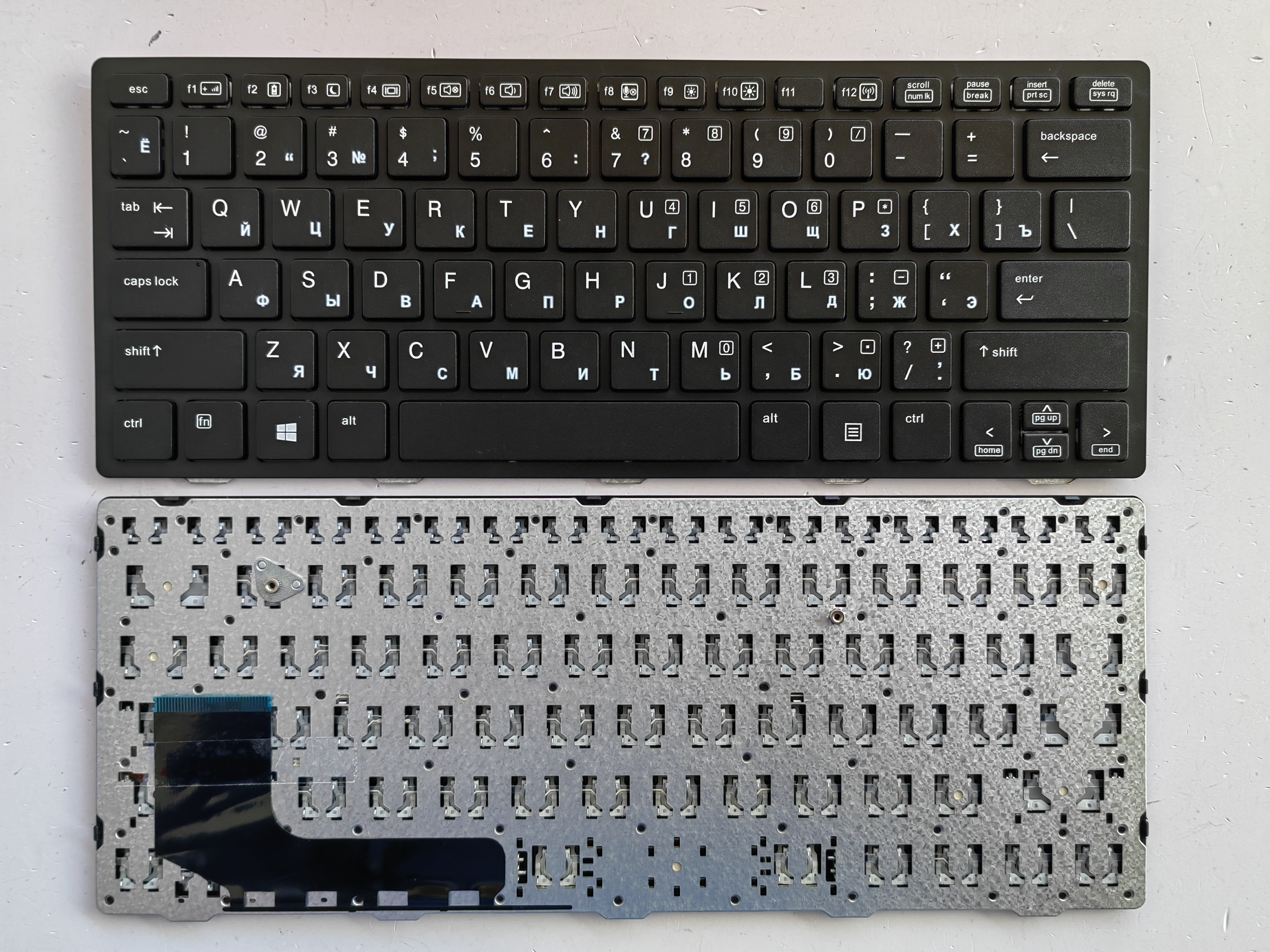 Picture of New Replacement Laptop Keyboard For HP 810G1 BLACK FRAME BLACK (OEM) RU Layout